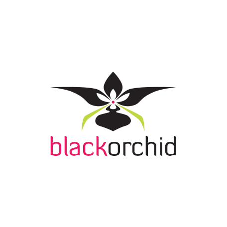 Black Orchid Creative Business Logo Design