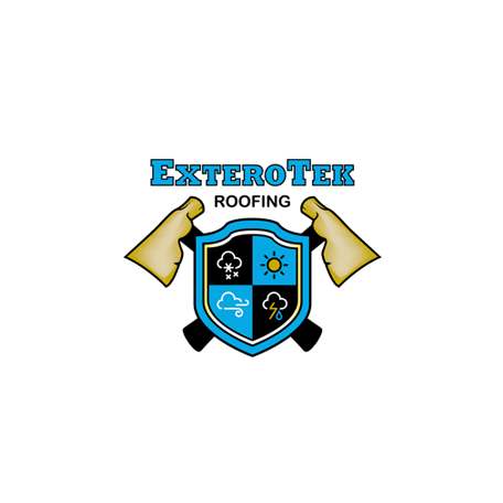 ExteroTek Roofing Business Logo Design